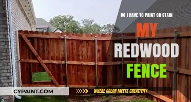 Paint or Stain: Best Finish for Your Redwood Fence?