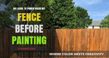 Should You Power Wash Your Fence Before Painting? Expert Tips