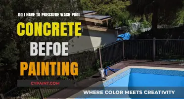Should You Pressure Wash Pool Concrete Before Painting? Expert Tips