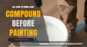 Primer Before Painting: Is Joint Compound Necessary?