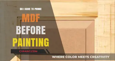 Should You Prime MDF Before Painting? A Comprehensive Guide