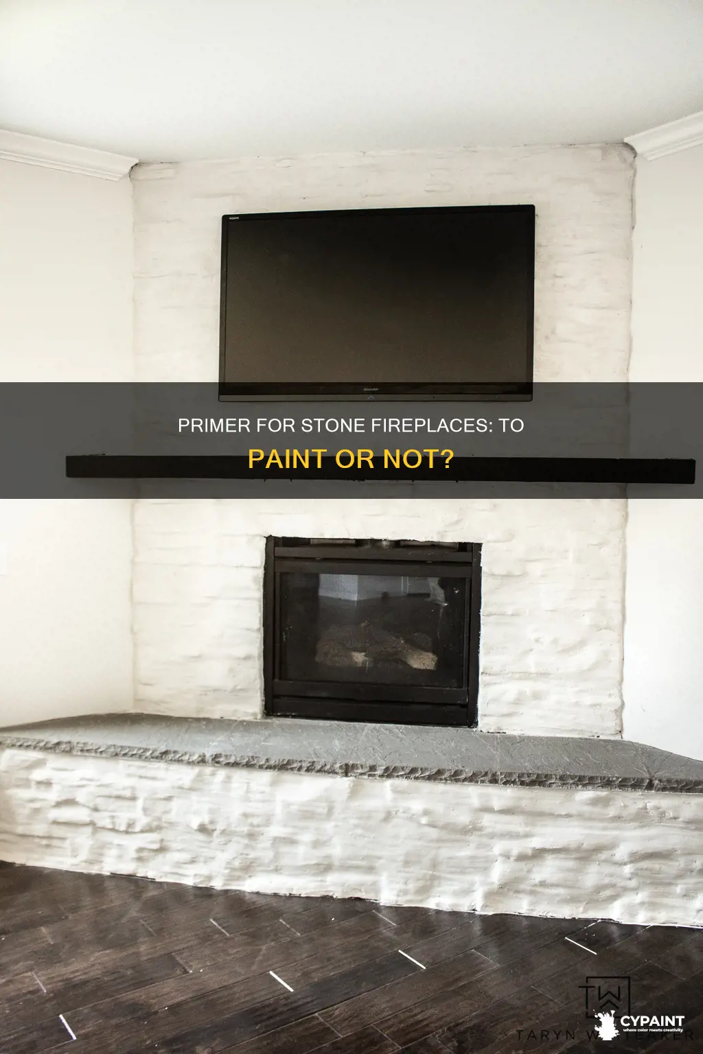 do i have to prime stone fireplace before painting