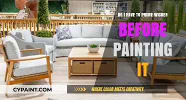 Priming Wicker Before Painting: Is It Necessary?