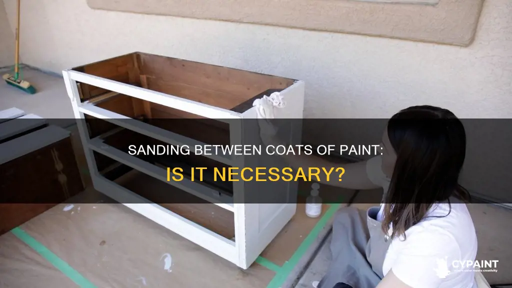 do i have to sand between coats of paint