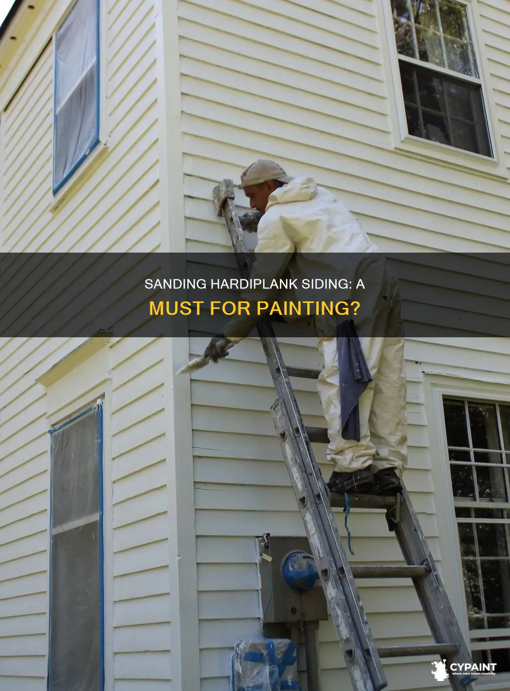 do i have to sand hardiplank siding for painting