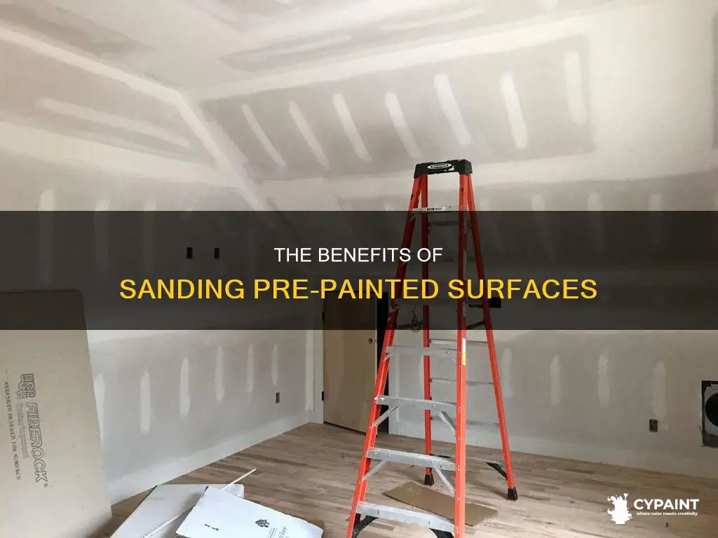 do i have to sand if its already painted