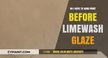 Sand Before Lime-Wash Glaze?