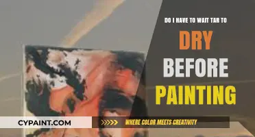 Should You Wait for Tar to Dry Before Painting? Expert Tips