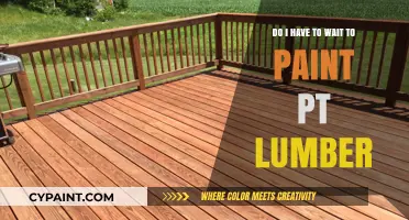 Painting PT Lumber: How Long Should You Wait?