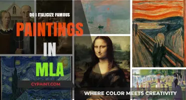 MLA Formatting: Italicizing Famous Paintings – A Comprehensive Guide