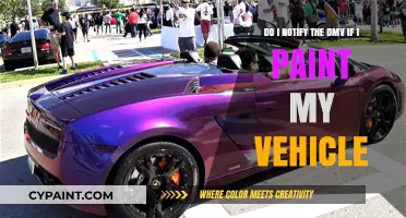 Vehicle Color Change: DMV Notification Requirements for Painted Cars Explained