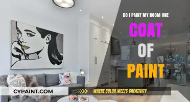 Should I Paint My Room With One Coat?