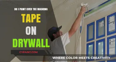 Drywall Painting: Masking Tape, Prime and Paint Tips