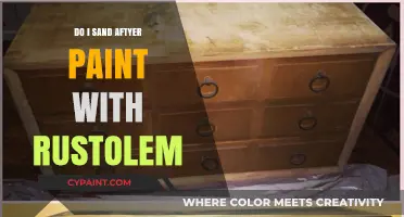Sanding After Rustoleum Paint: Essential Steps for a Smooth Finish