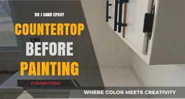 Should You Sand Epoxy Countertops Before Painting? Expert Tips