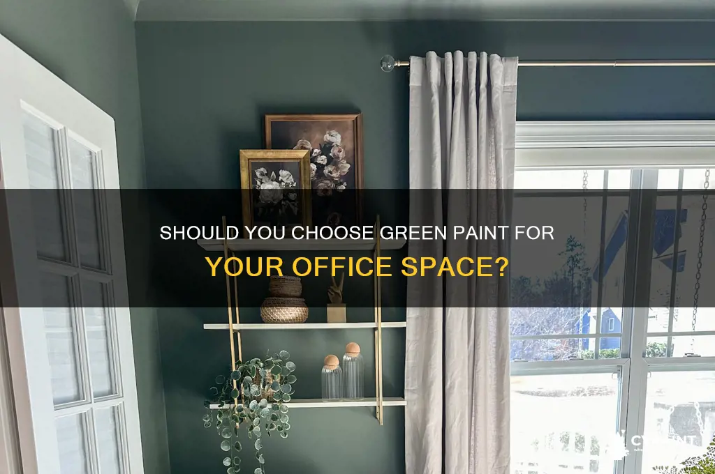 do i want a green office paint