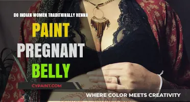 Pregnancy Henna Art: Indian Tradition of Painting Pregnant Bellies