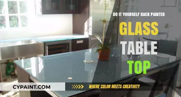 DIY Back-Painted Glass Table Top: Easy Customization Guide