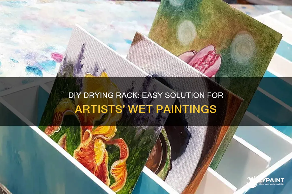 do it yourself drying rack for paintings