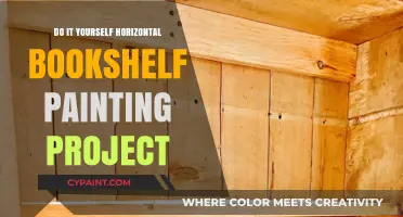DIY Horizontal Bookshelf Painting: Transform Your Space with Color