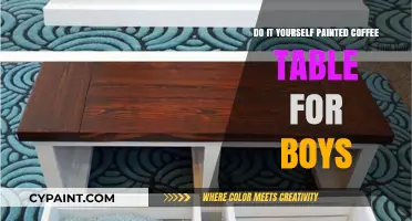 DIY Painted Coffee Table Ideas for Boys' Rooms