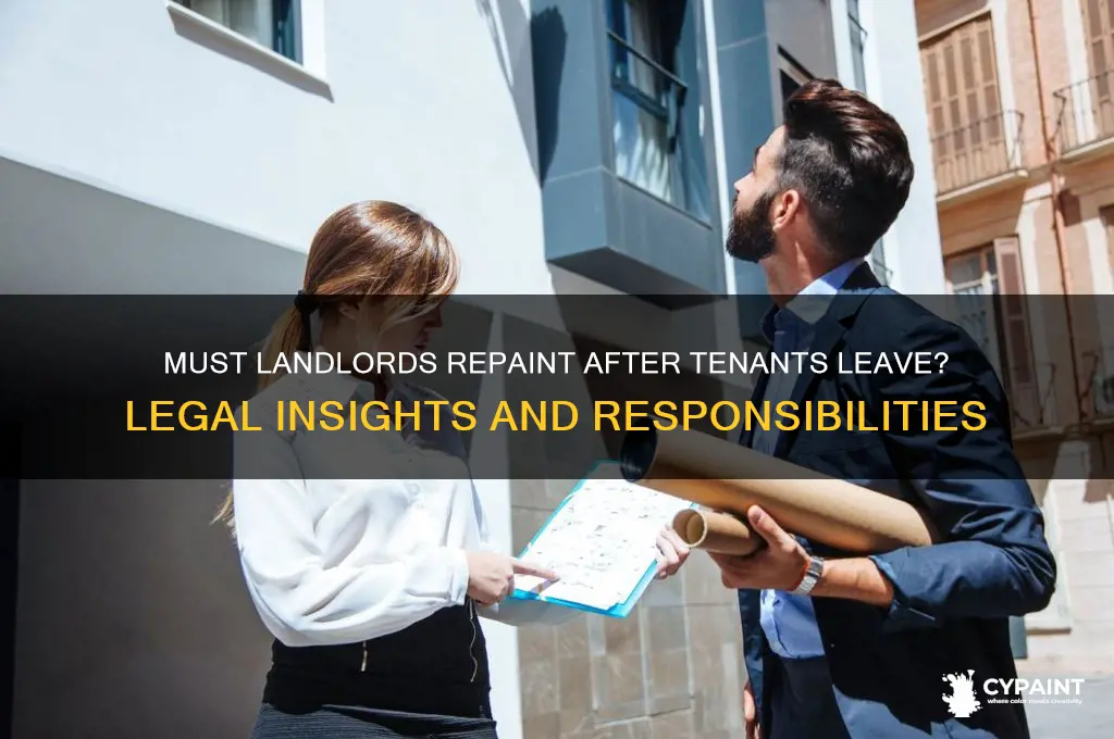 do landlords have to paint after a tenant moves out