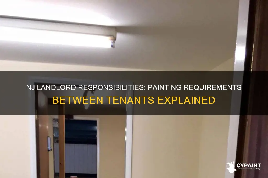 do landlords have to paint between tenants nj