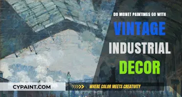 Monet's Art Meets Vintage Industrial: A Decor Harmony Guide