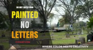 Mysterious 'Do Not Enter' Sign: A Silent Warning Without Words