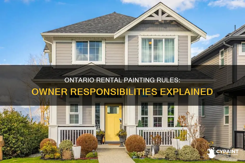 do owners have to paint a rental ontario