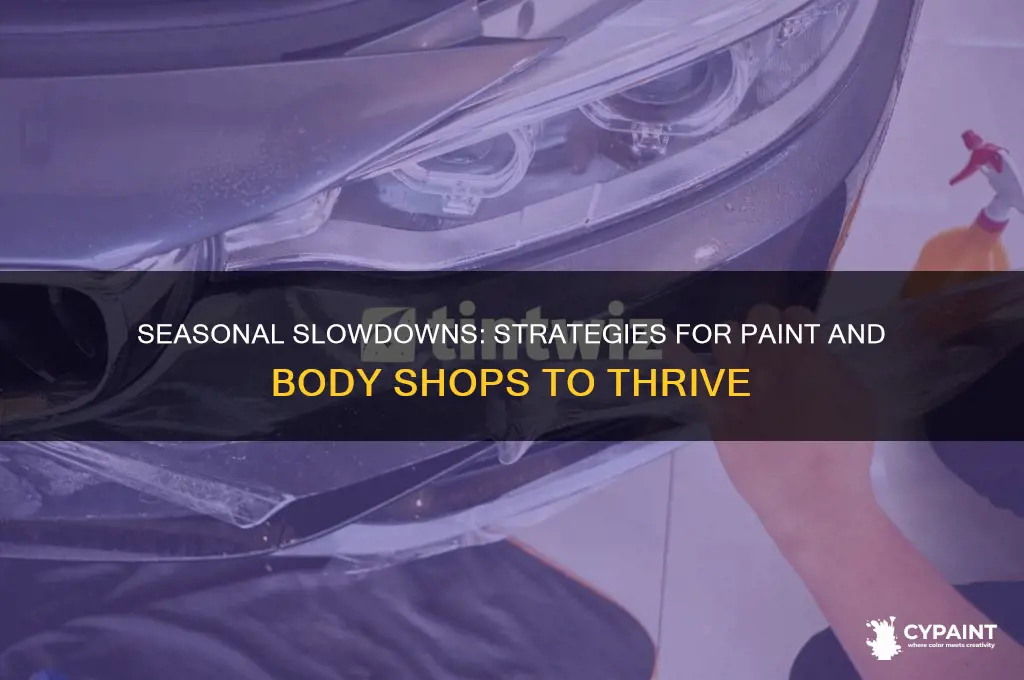 do paint and body shop slow seasonal