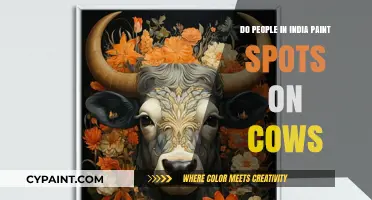 Exploring India's Sacred Cow Art: Painted Spots and Their Meaning