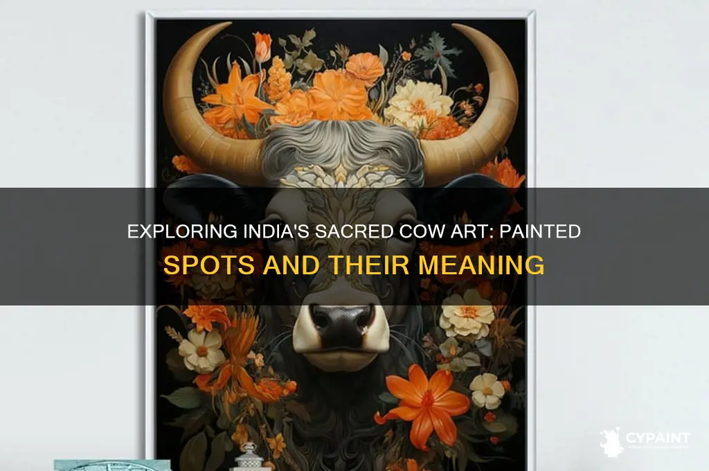 do people in india paint spots on cows