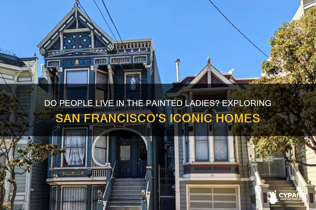 do people live in the painted ladies