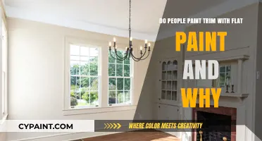 Why You Should Paint Trim With Flat Paint