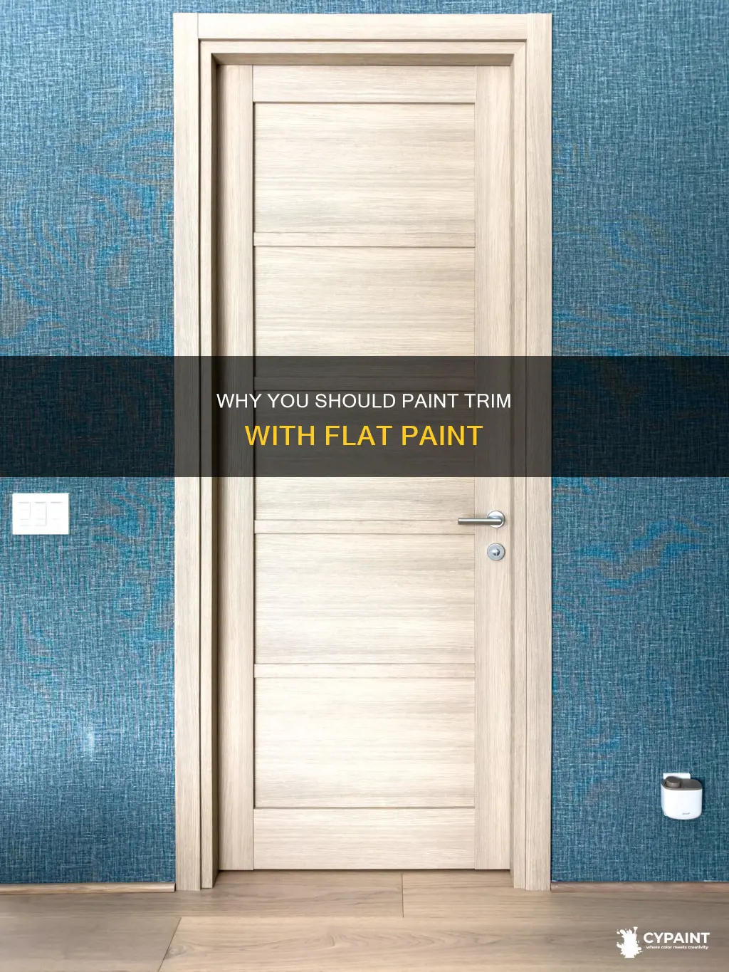do people paint trim with flat paint and why