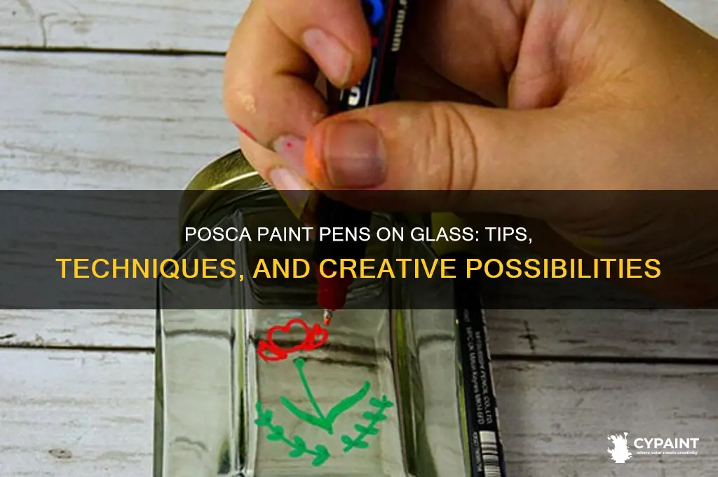 do posca paint pens work on glass