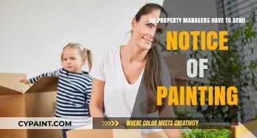 Property Managers: Painting Notice Requirements