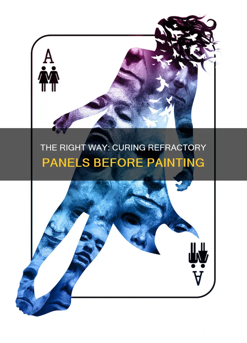 do refractory panels have to be cured before painting