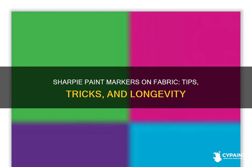 do sharpie paint markers work on fabric