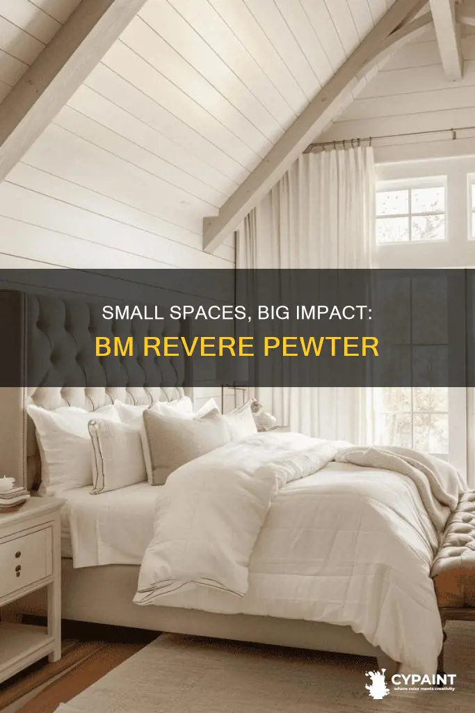 do small spaces look ok painted bm revere pewter