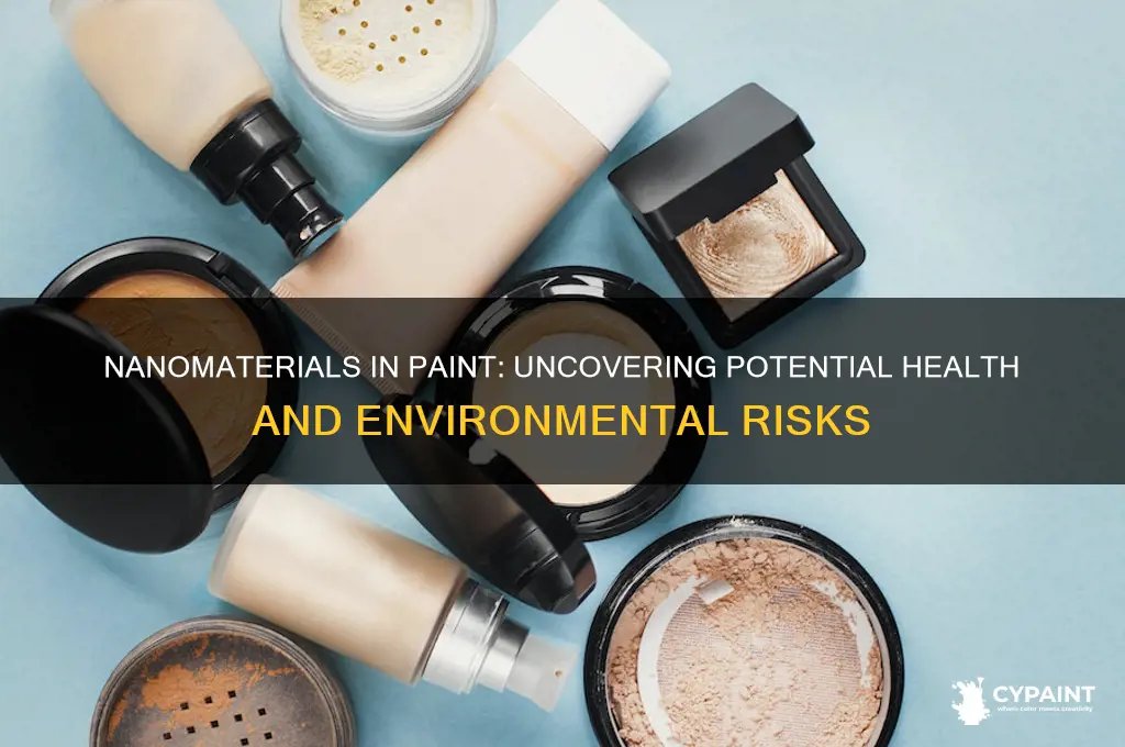 do the nanomaterials in paint contain risks