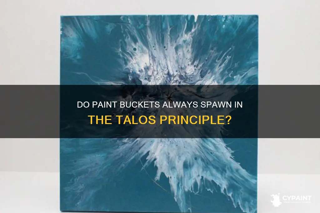 do the paint buckets always spawn talos principle