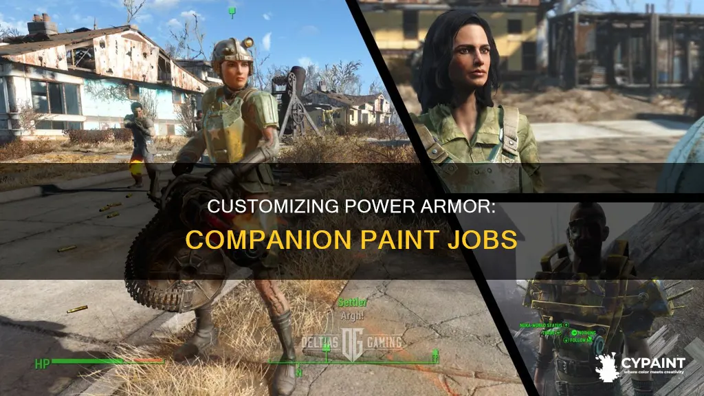 do the paints on power armor work on companions