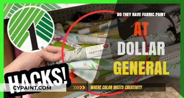 Does Dollar General Sell Fabric Paint? A Quick Shopping Guide