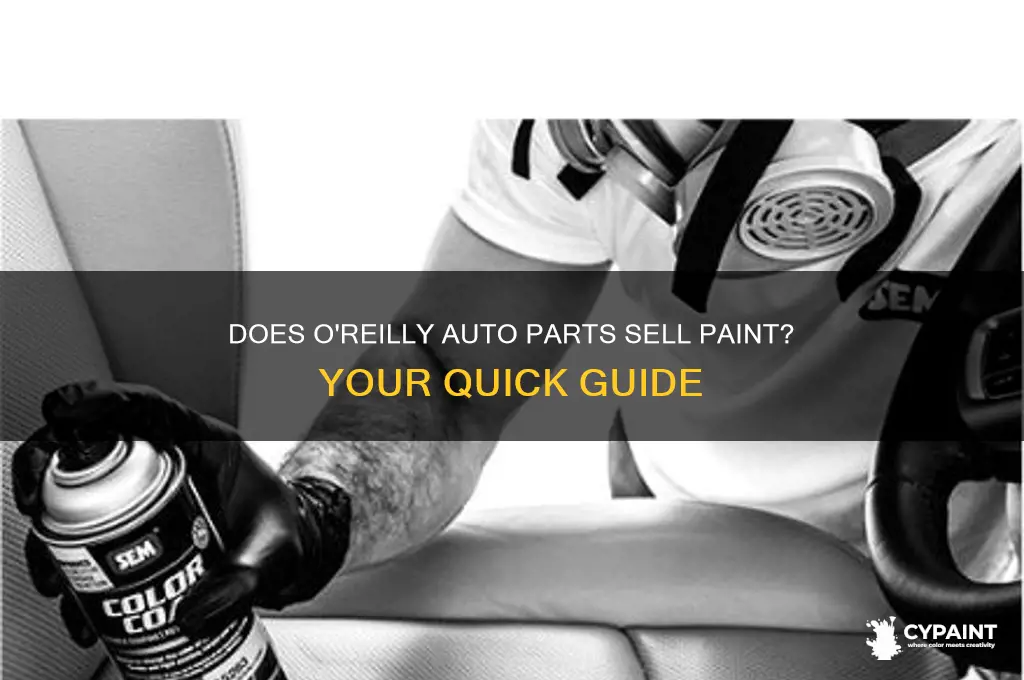 do they have paint at o reily