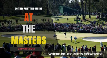 Unveiling the Masters' Greens: Painted Perfection or Natural Beauty?