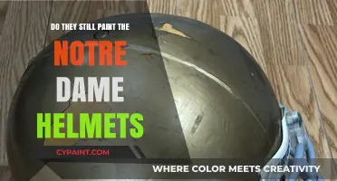 Notre Dame Helmets: Tradition Lives On with Golden Paint?