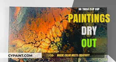 Do Flip Cup Paintings Dry Out? Longevity and Care Tips