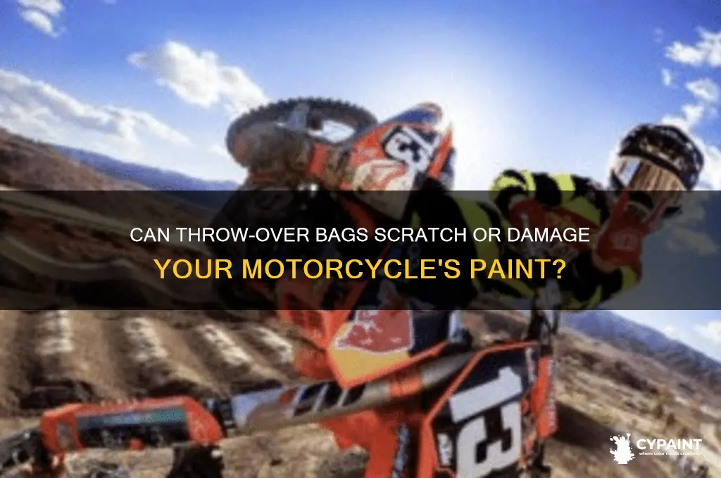 do throw over bags damage motorcycle paint